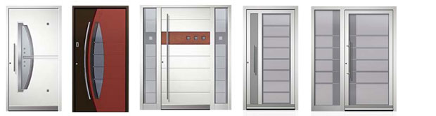 ALU vhodna vrata, HiLine 500, mi-mont