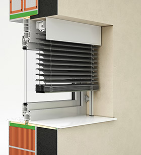 žaluzije, žaluzije KRPAN z vidno masko