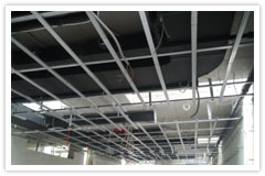 Spuščeni stropovi, talne obloge, mi-mont